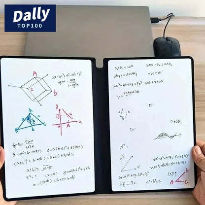 Reusable Whiteboard Notebook + Pen Set