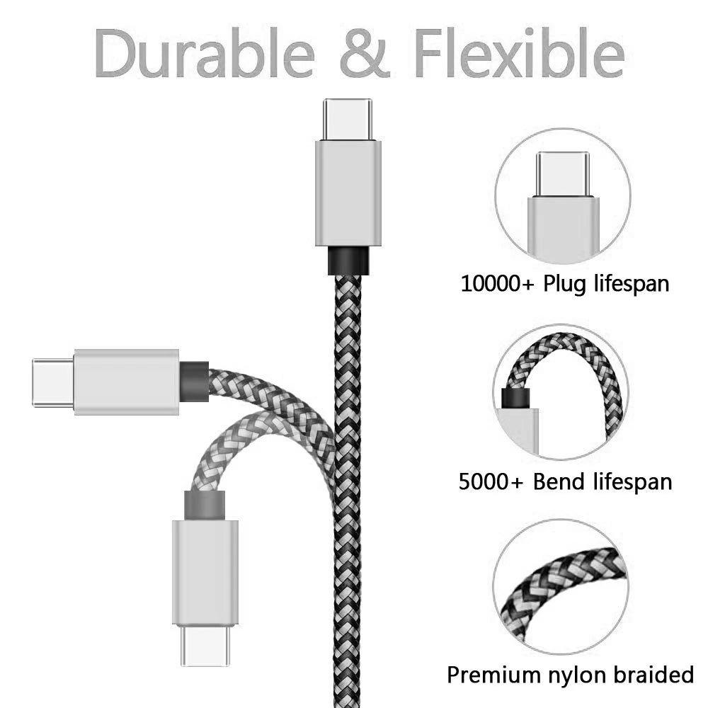 Fast Charging USB-C Cable | Nylon Braided