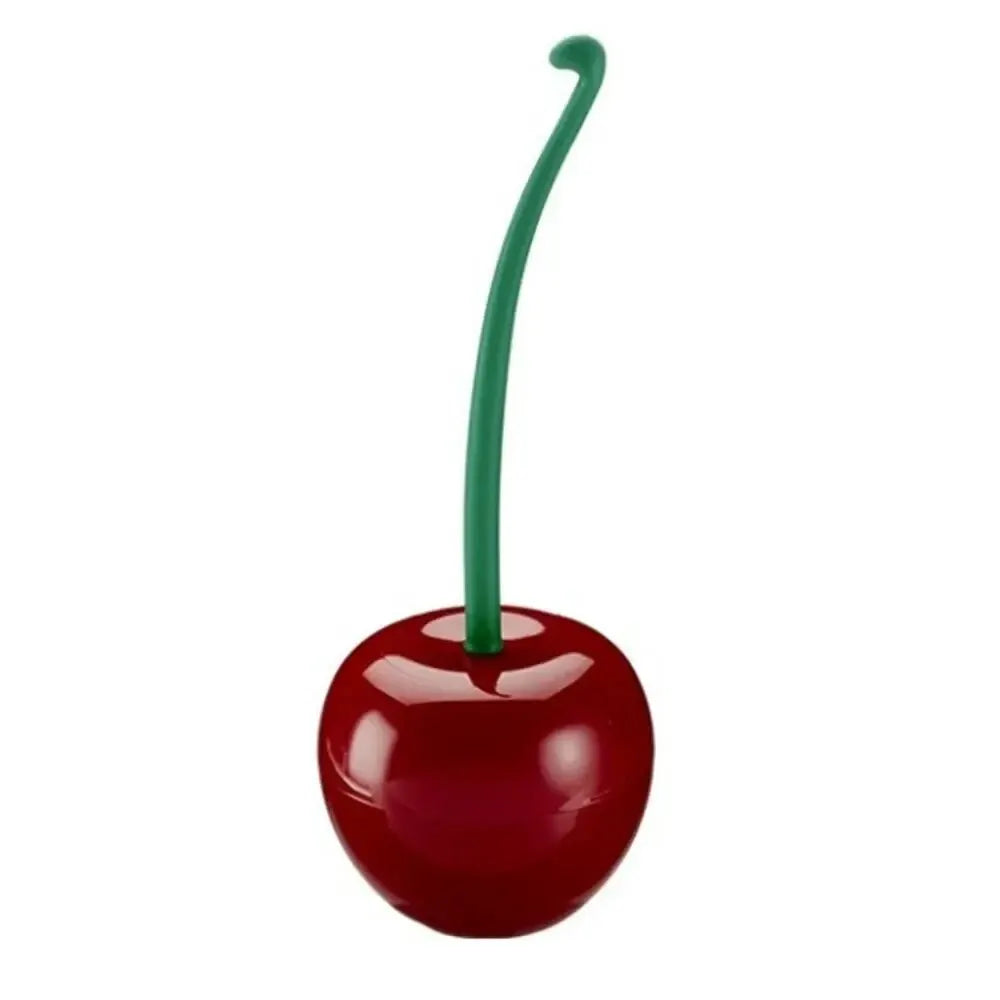 Cherry Red Toilet Brush & Holder Set