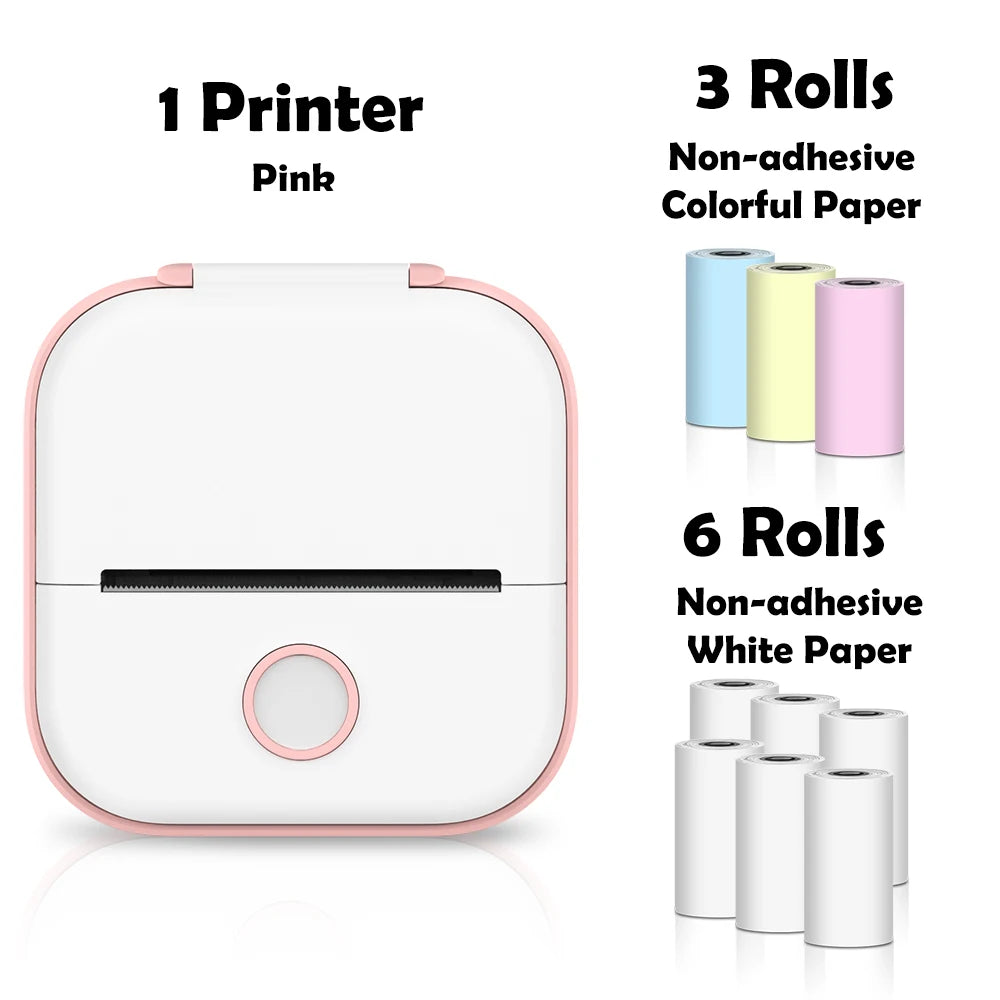 Compact Wireless Thermal Label Printer