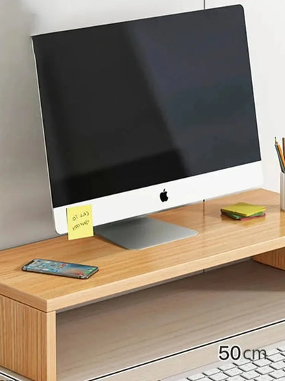 Monitor Stand with Storage Shelf