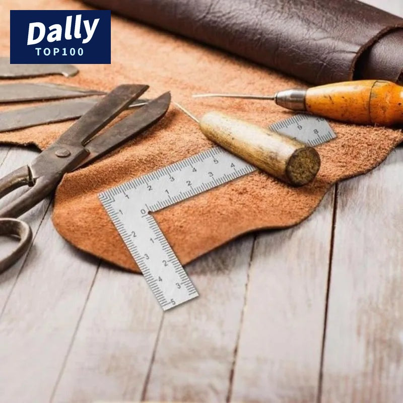 Compact Stainless Steel Ruler for Precise Measuring