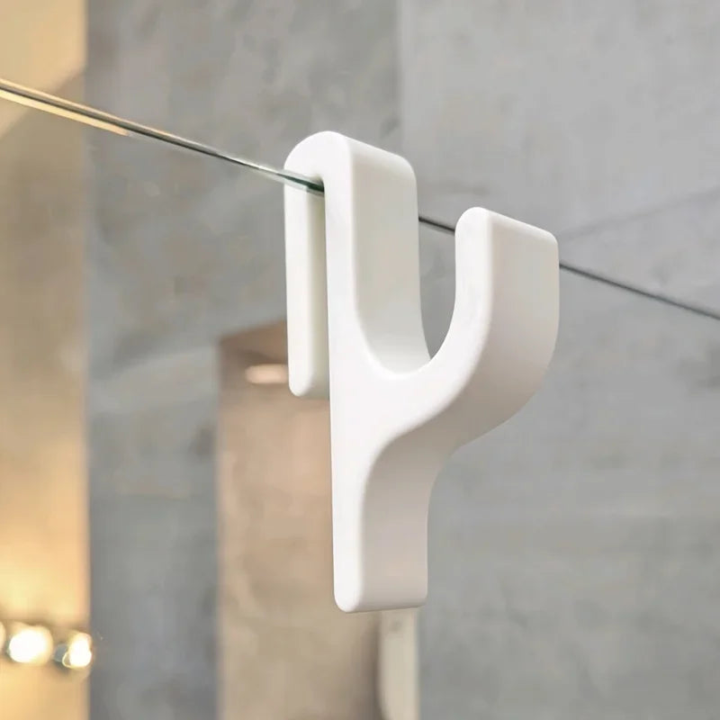 3D Shower Door Towel Hook for 8mm Glass