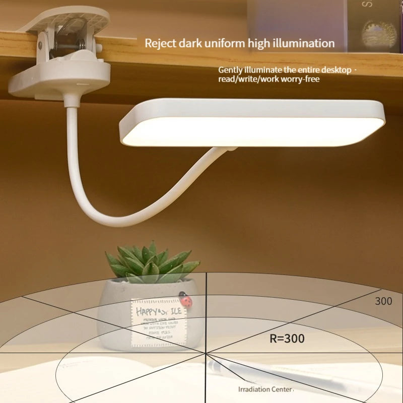 Adjustable Clip Lamp - Eye-Friendly Light