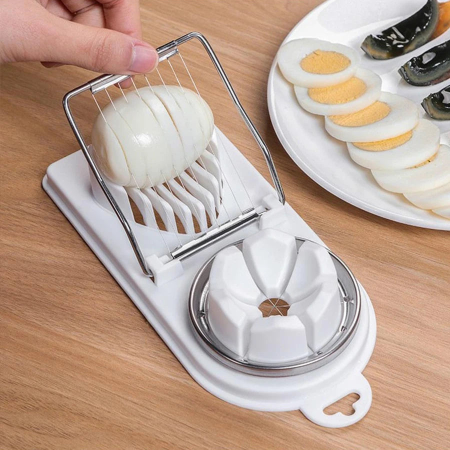 Dual Egg Slicer & Wedger Tool