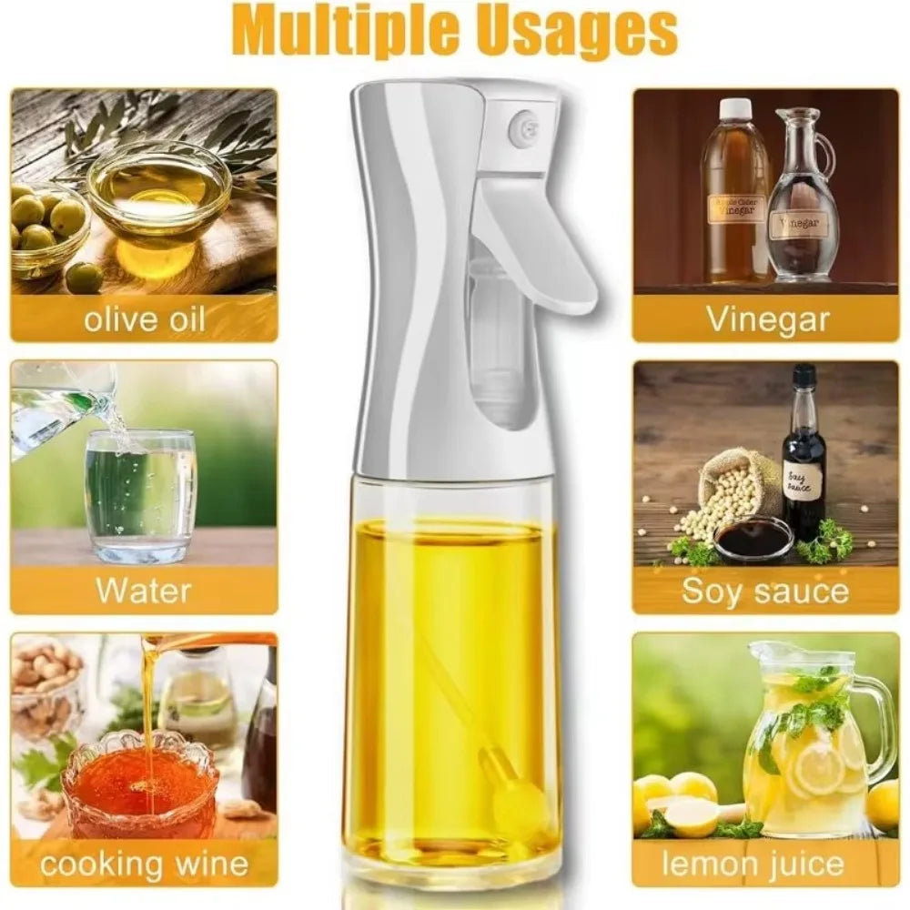 Oil Spray Bottle for Cooking – Mist Sprayer, Food Grade, 200/300/500ml