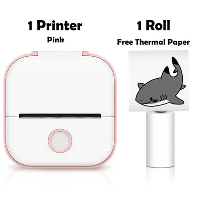 Compact Wireless Thermal Label Printer