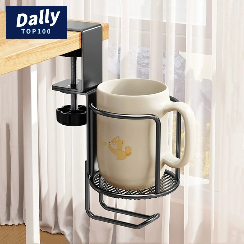 Adjustable Desk Cup Holder - No Tools Needed