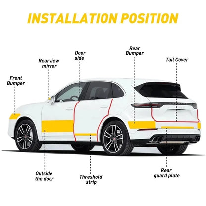Carbon Fiber Door Edge Protector Tape