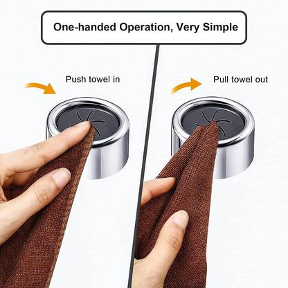 No-Drill Dishcloth Storage Clips Set of 3