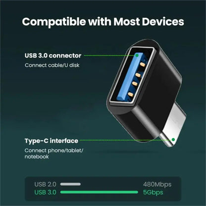 USB-C to USB 3.0 OTG Adapter - Fast Data Transfer