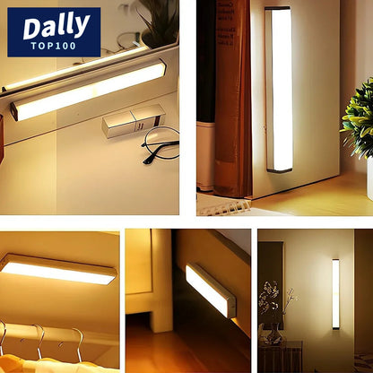 Motion-Activated LED Night Light - USB Rechargeable