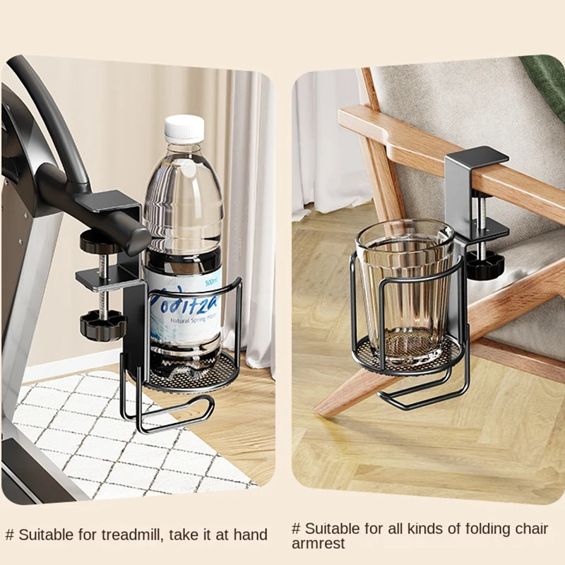 Adjustable Desk Cup Holder - No Tools Needed