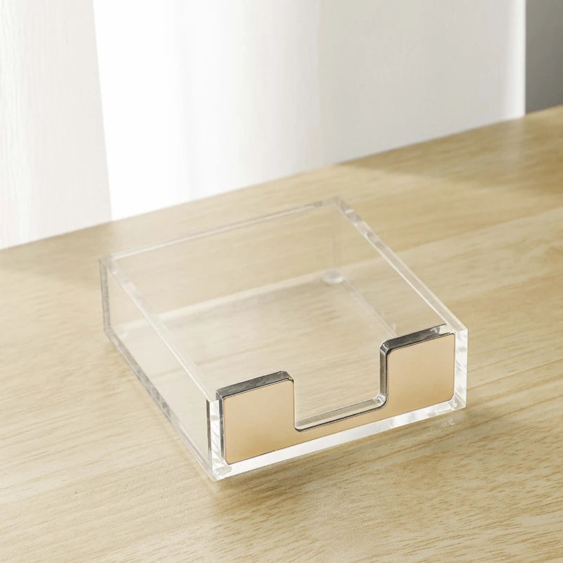 Rose Gold Sticky Note Dispenser