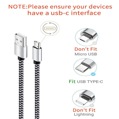 Fast Charging USB-C Cable | Nylon Braided