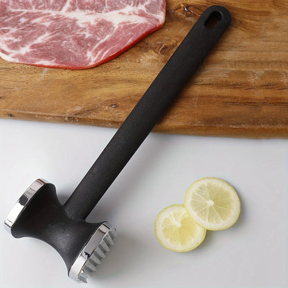 Dual-Sided Meat Tenderizer with Grip Handle