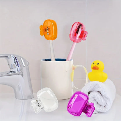 Portable Toothbrush Head Travel Protector Cap