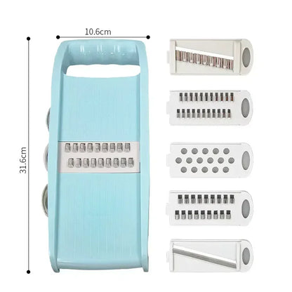 Adjustable Mandoline Slicer - 5 Blades