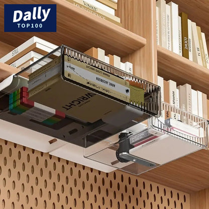 Hidden Under-Table Storage Drawer