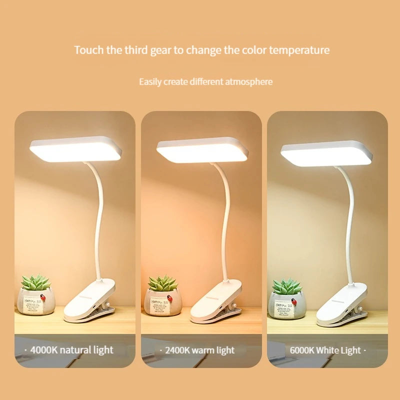 Adjustable Clip Lamp - Eye-Friendly Light