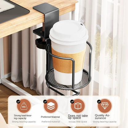 Adjustable Desk Cup Holder - No Tools Needed