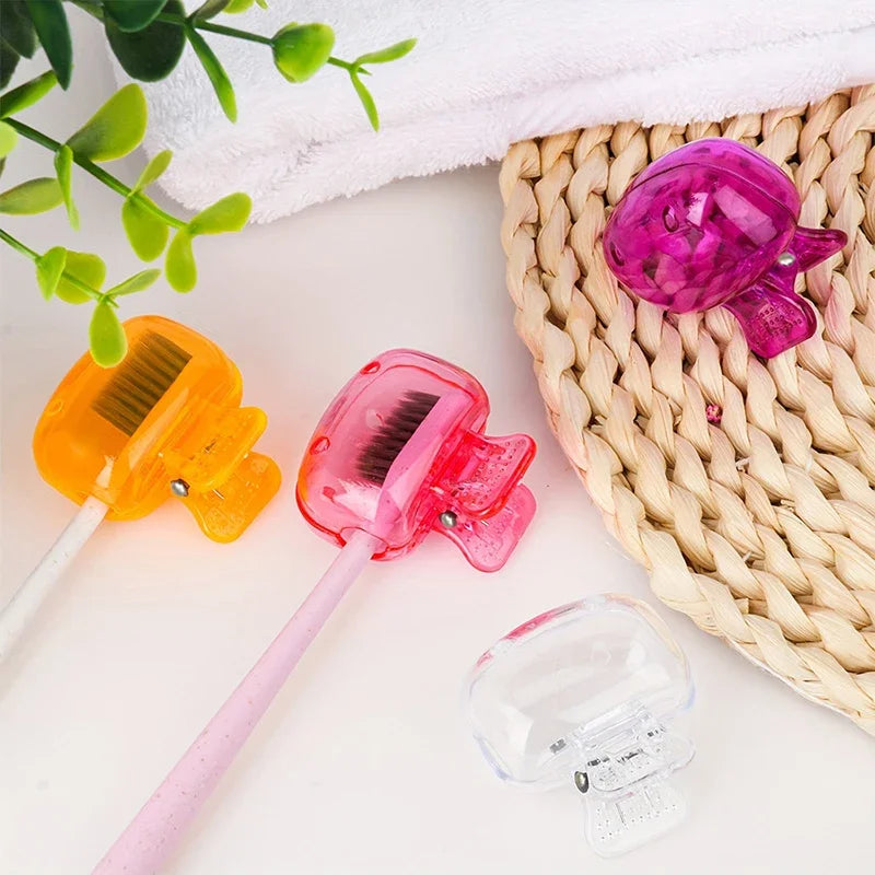 Portable Toothbrush Head Travel Protector Cap