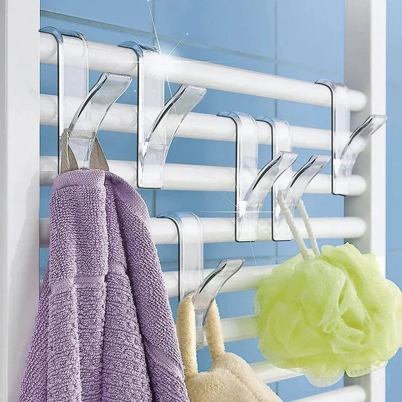Heated Towel Rack with Storage Clips