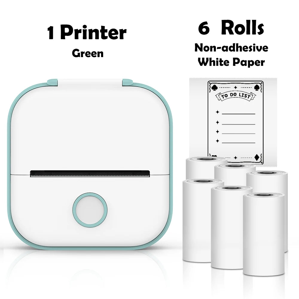 Compact Wireless Thermal Label Printer