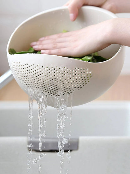 Colander Bowl with Handle - Drain & Wash
