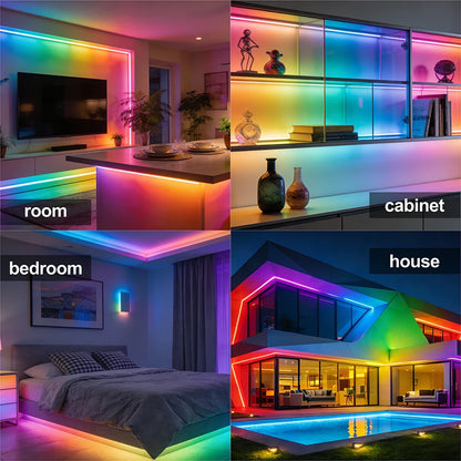 WS2812B Individually Addressable RGB LED Strip - DC5V Smart Pixel