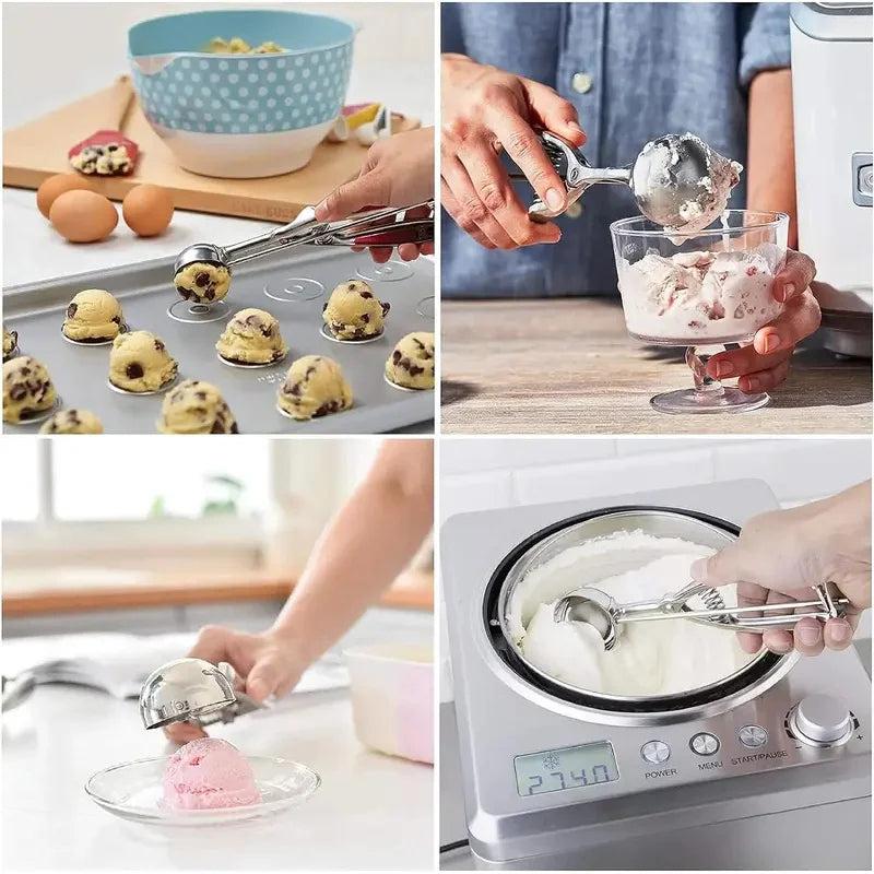 Premium Ice Cream Scoop with Spring Handle