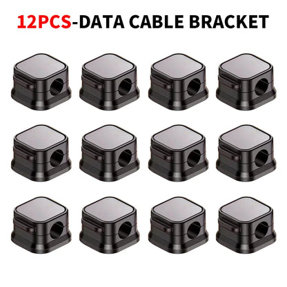Magnetic Desk Cable Clips - 12 Pack