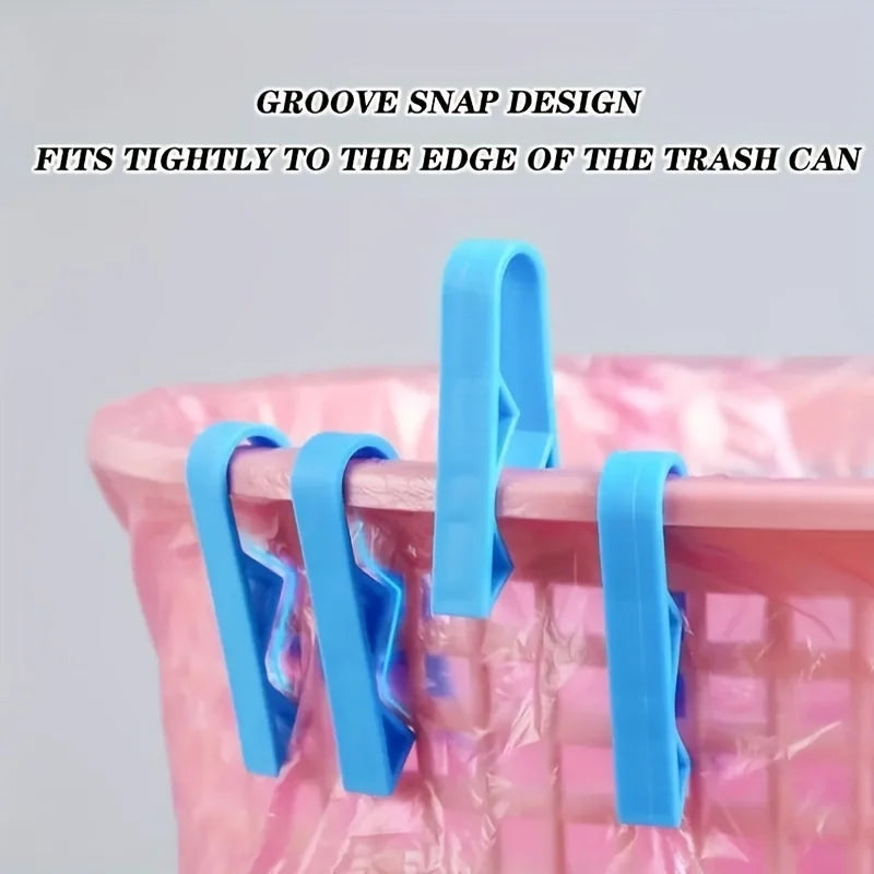 Non-Slip Trash Bag Clips - Set of 10