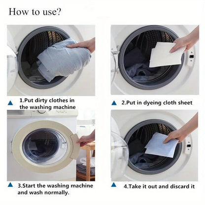 Dye-Catching Laundry Sheets - Mix Colors Safely