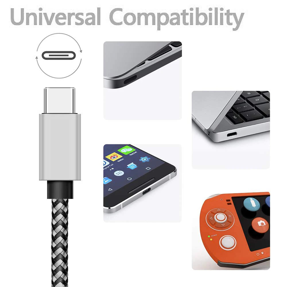 Fast Charging USB-C Cable | Nylon Braided