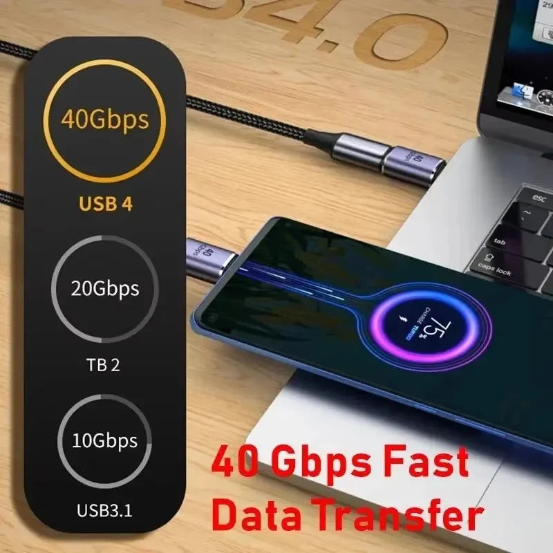 90° USB-C Adapter | 100W Fast Charging