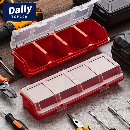 Durable Multi-Compartment Storage Box for Small Parts