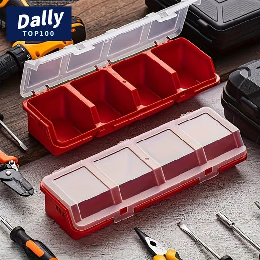 Durable Multi-Compartment Storage Box for Small Parts