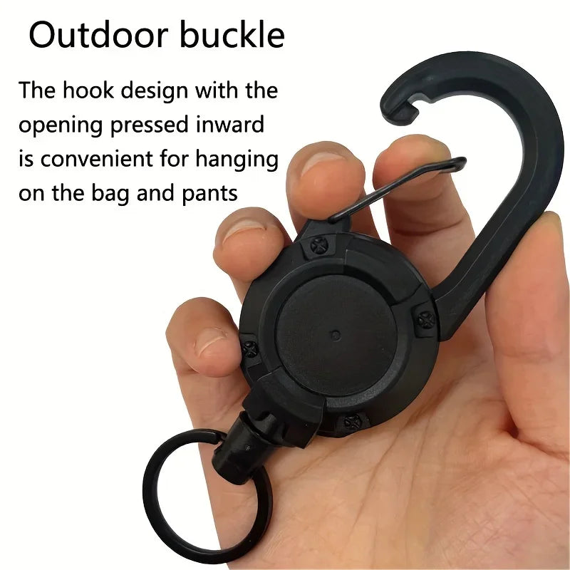 Heavy-Duty Retractable Badge Reel Keychain