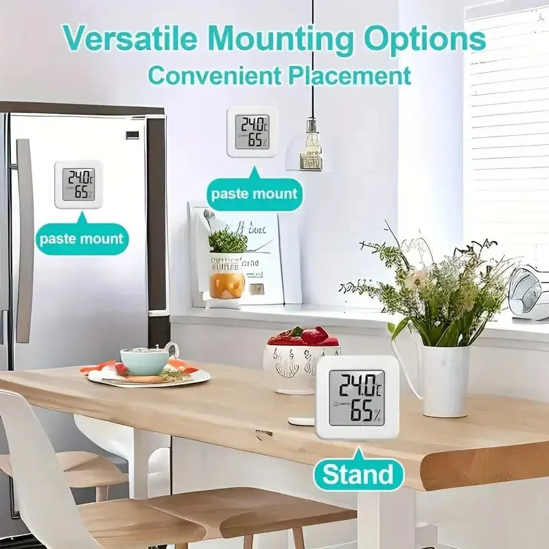 Compact Room Temperature & Humidity Monitor