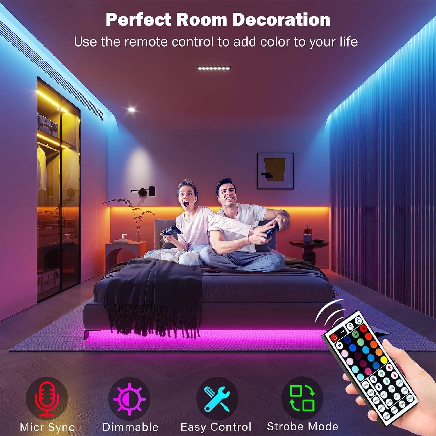 Smart LED Strip Lights App Control Ambia