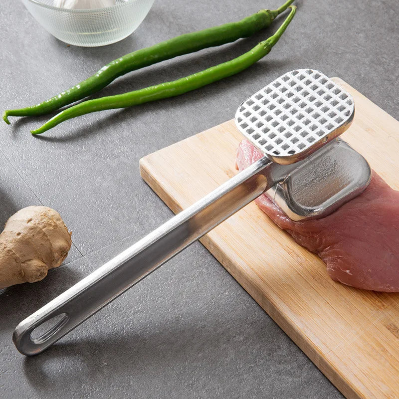Household Aluminum Alloy Meat Tenderizer Hammer Heavy Duty Double-Sided Tenderizer