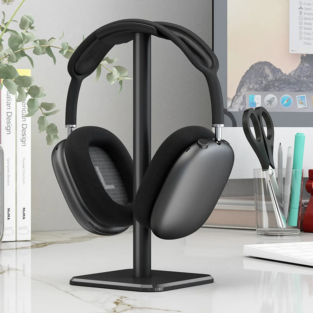 Headset Stand Aluminium Alloy Headphone Holder Rack Space Saving Desktop Organizer