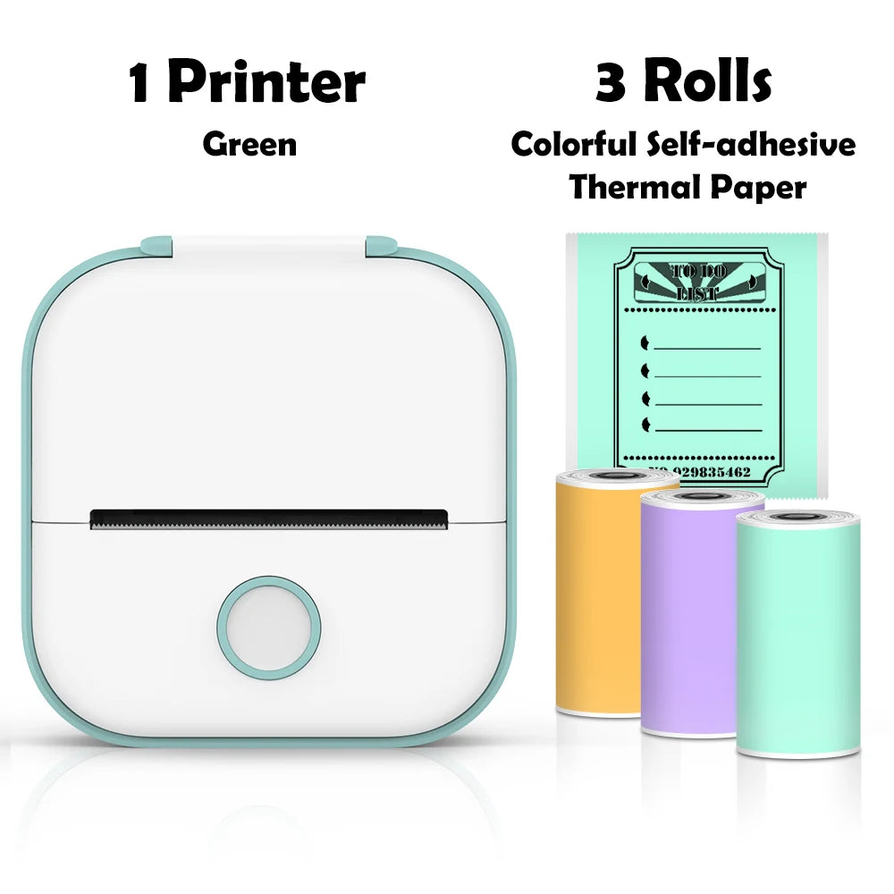 Compact Wireless Thermal Label Printer