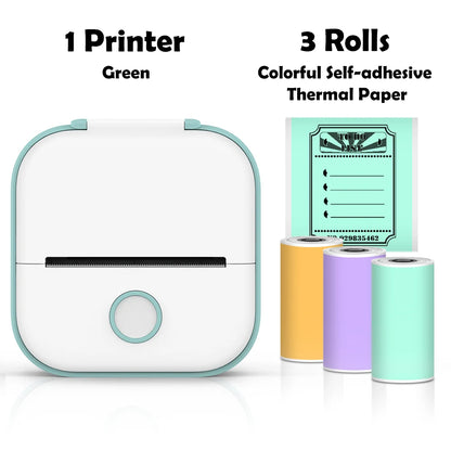 Compact Wireless Thermal Label Printer