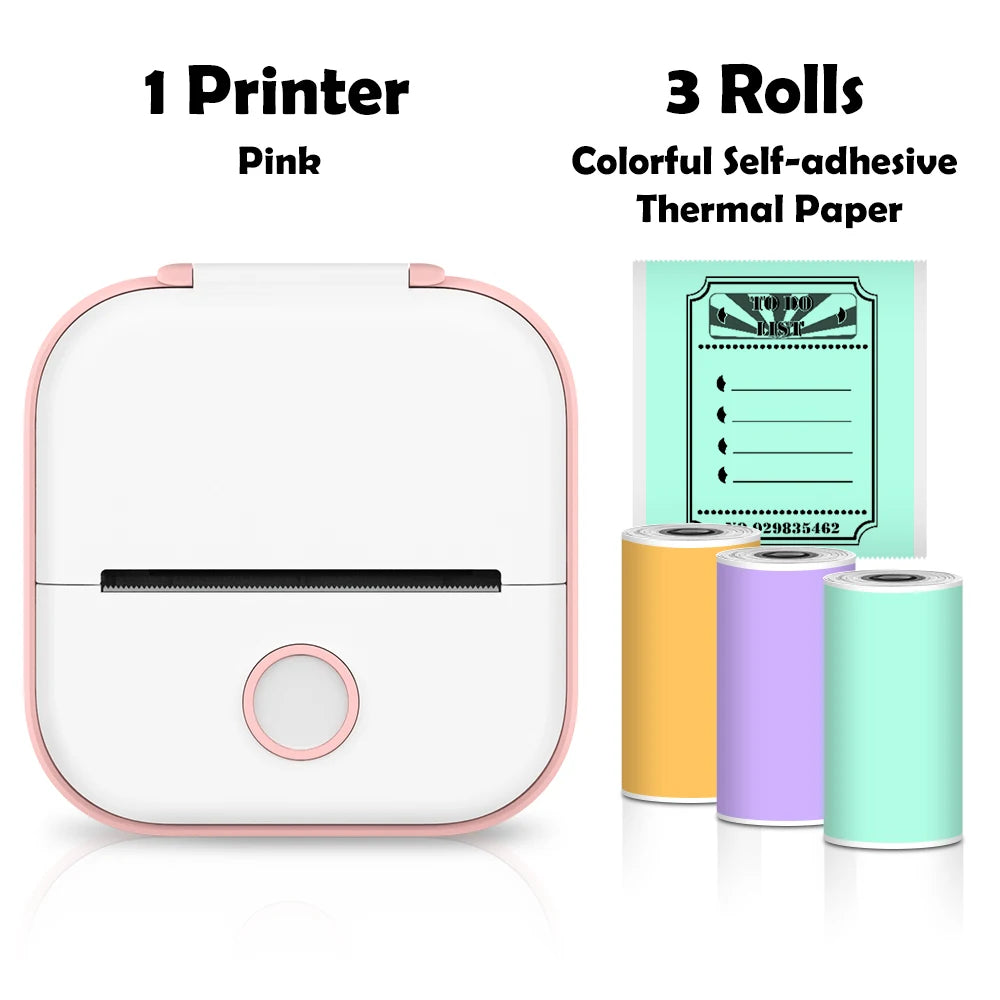 Compact Wireless Thermal Label Printer