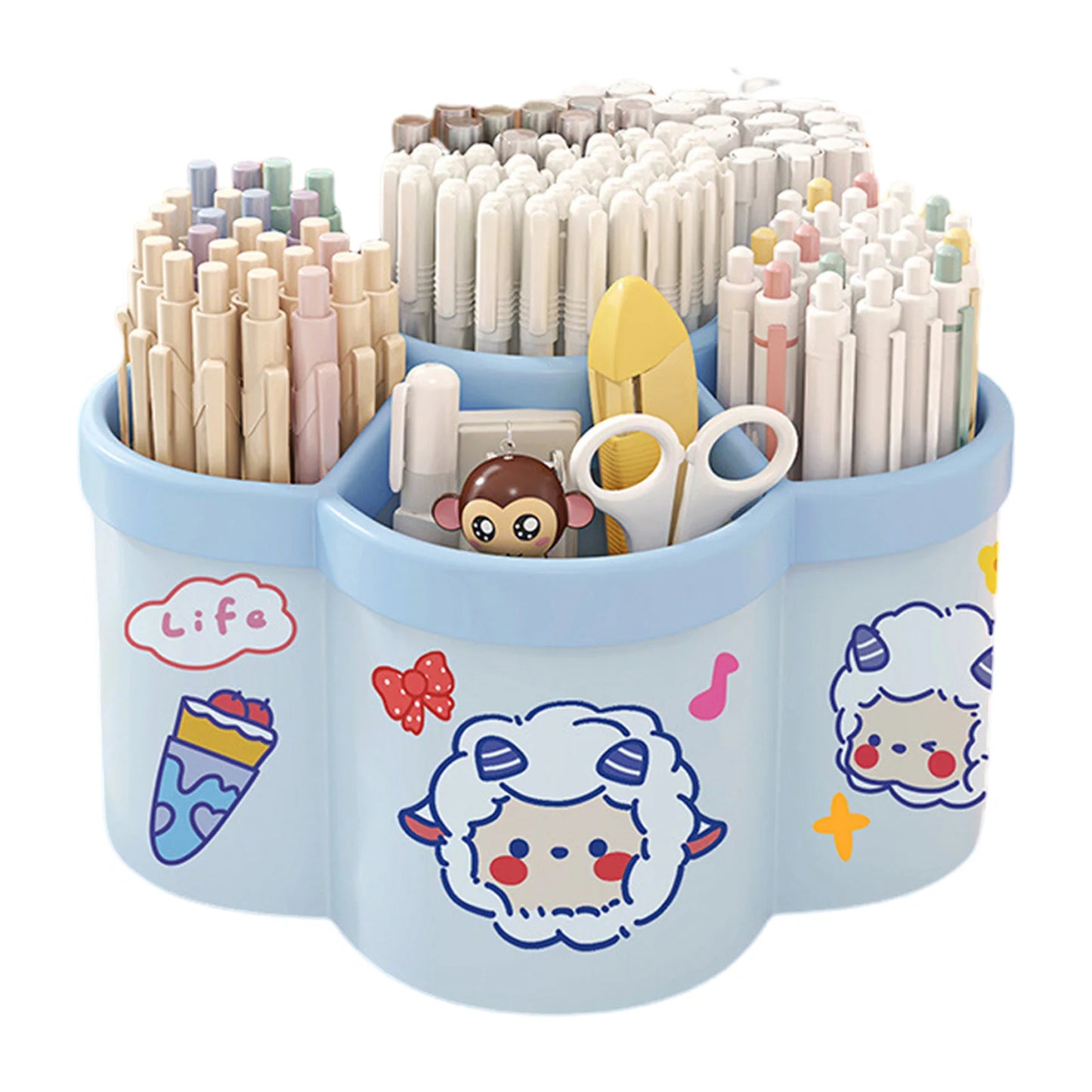 Spinning Desk Organizer with Pen Holder
