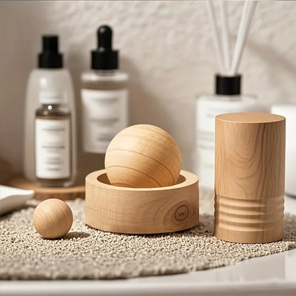 Natural Wood Aroma Diffuser for Car & Home