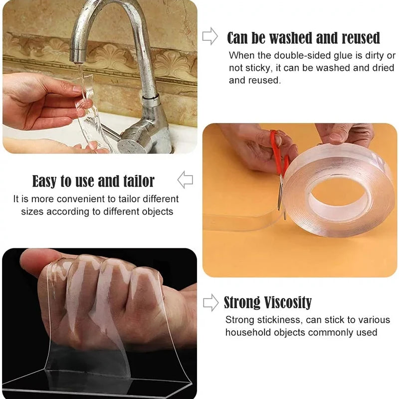 Reusable Double-Sided Waterproof Tape