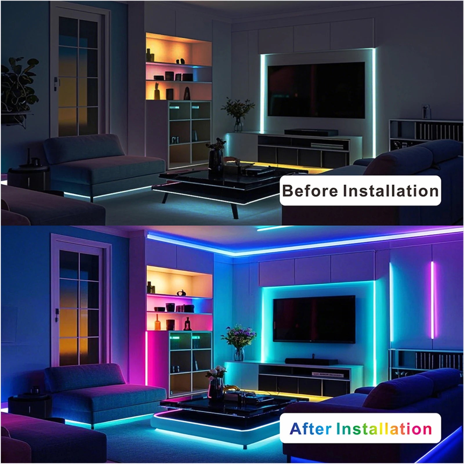 WS2812B Individually Addressable RGB LED Strip - DC5V Smart Pixel